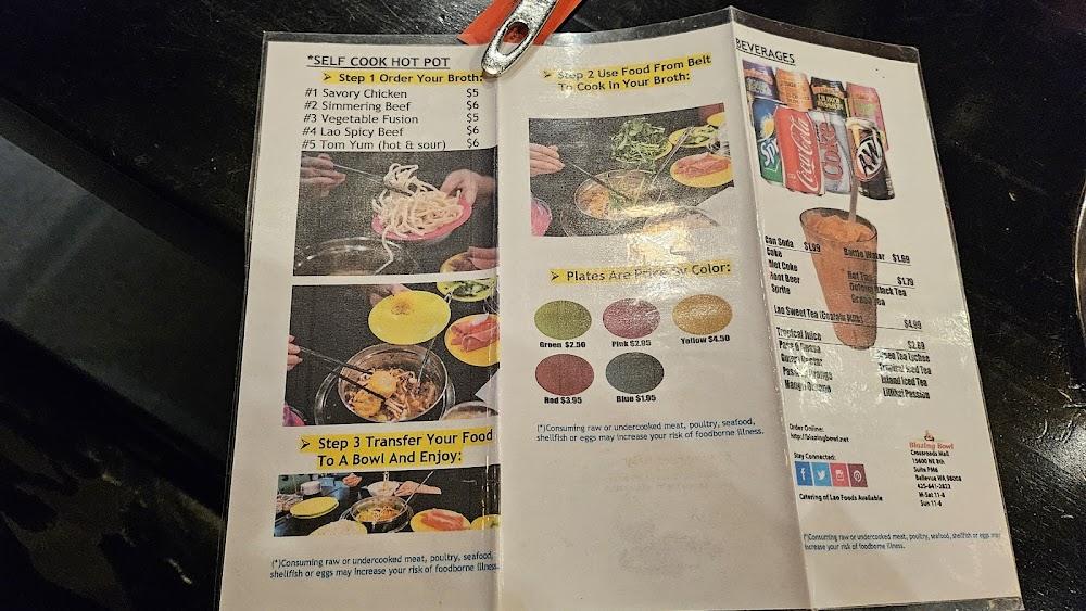 Blazing Bowl Menu image 3
